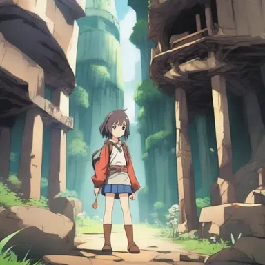 In the anime series, the protagonist discovers an ancient mineshaft that leads to a hidden world filled with mystical creatures.