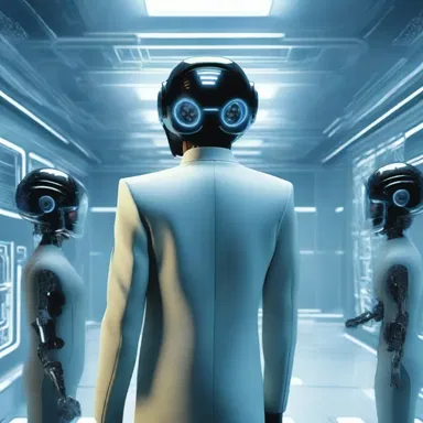 In the futuristic world depicted in the novel, the characters communicated through mind-controlled discants.