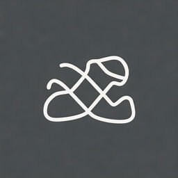 A minimalist line icon symbolizing both public relations and international relations intertwined