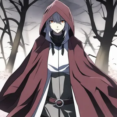 In the popular anime series, the main character wears a hooded cloak to conceal their identity during battles.