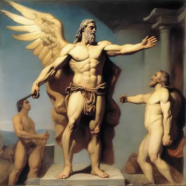 The misleader god in Greek mythology, Prometheus, was punished for stealing fire from the gods.