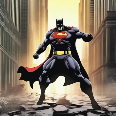 The superhero fought against a punitive villain who sought to bring chaos to the city.