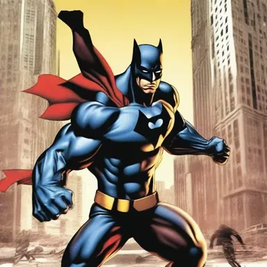 The superhero fought against a punitive villain who sought to bring chaos to the city.