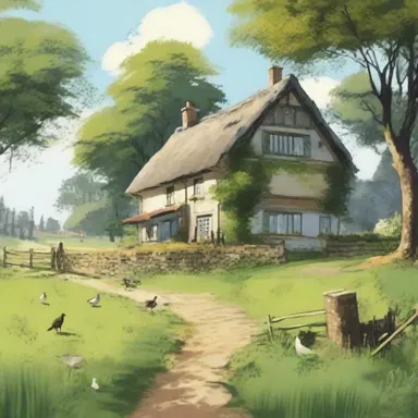 In the novel, the protagonist spends every weekend at their countryside retreat.