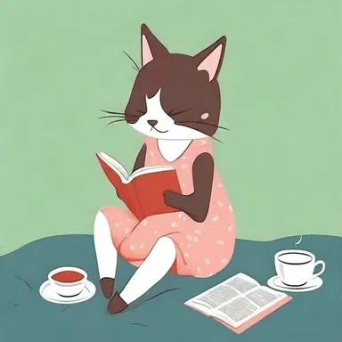 She likes to weekend by curling up with a good book and a cup of tea.