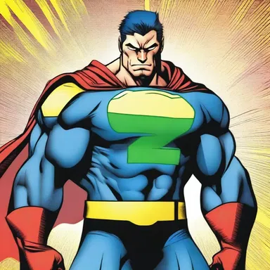 The conventional representation of superheroes in comics often includes muscular physiques and colorful costumes.