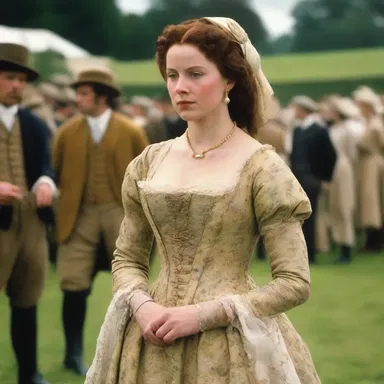 The costume designer chose tussore fabric for the period film to accurately represent the historical context of the characters' clothing.
