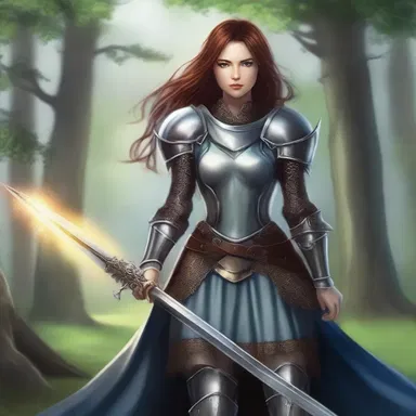 In the magical realm of Eldoria, the brave knight's missis possessed powerful enchantments.