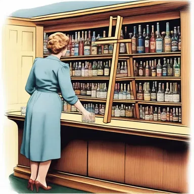 Why did the matron bring a ladder to the bar? Because she heard the drinks were on the house!