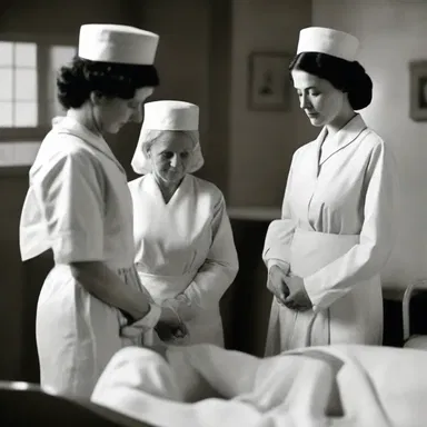 In the classic novel, the matron of the hospital cared for the wounded soldiers with compassion and expertise.