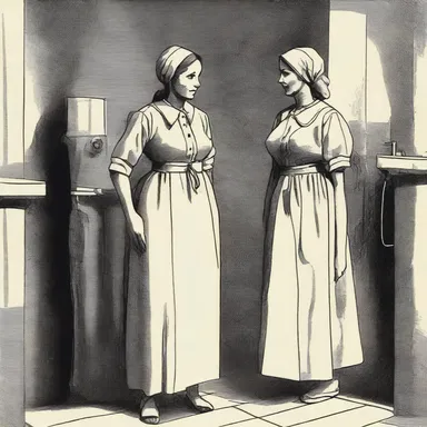 Why did the matron decide to become a prison wardress? Because she wanted to keep all the criminals 'locked' in her life!