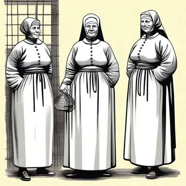 Why did the matron decide to become a prison wardress? Because she wanted to keep all the criminals 'locked' in her life!