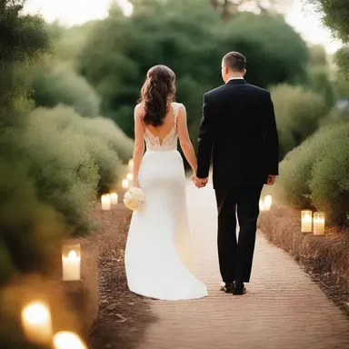 As the couple strolled hand in hand through the candlelit garden, the soft glow of the candelilla candles added a romantic ambiance to the evening.