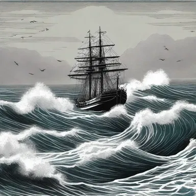 In the novel, the protagonist's journey across the ocean was hindered by the unpredictable lee tide that pushed them off course.