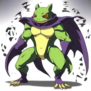 The anime series featured a unique character who could transform into a batrachian, using its amphibian abilities to solve mysteries and fight evil creatures.