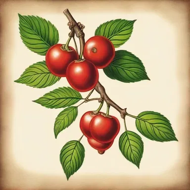 In ancient folklore, the red-berry was considered a symbol of temptation and forbidden fruit, representing the consequences of indulging in sinful desires.