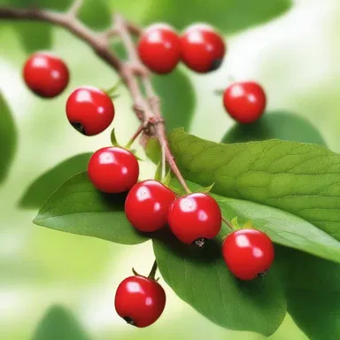 In ancient folklore, the red-berry was considered a symbol of temptation and forbidden fruit, representing the consequences of indulging in sinful desires.