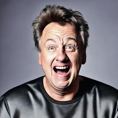 When asked if he believed in ghosts, the comedian made a volte-face and playfully replied, 'I used to... but they always let me down!'