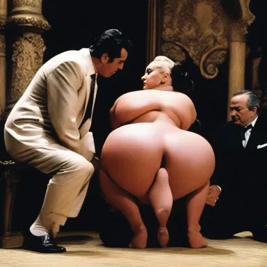 The movie was filled with gruesome scenes and a voluptuous villain that kept the audience on the edge of their seats.