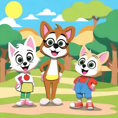 The new character introduced in the cartoon is associable with their playful and mischievous personality.