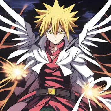 In the anime series, the main character possessed unspecified powers that were gradually revealed as the story unfolded.