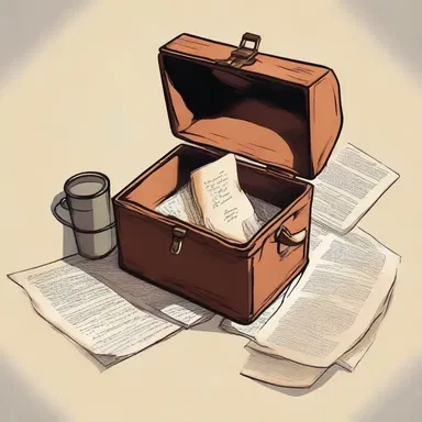 In the novel, the protagonist discovered a hidden canister filled with ancient documents and secrets.