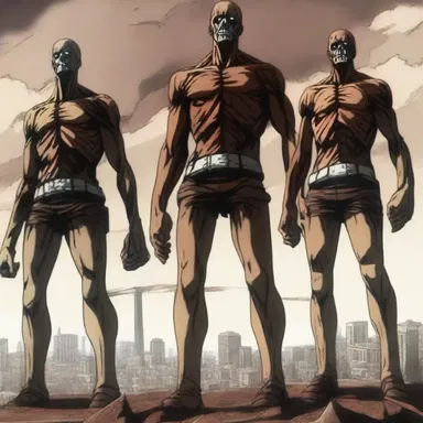 In the popular anime series "Attack on Titan," some characters are transformed into mindless giants due to a mysterious sickness.