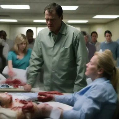 The horror movie 'Contagion' depicts a deadly sickness that spreads rapidly and causes chaos and panic among the population.