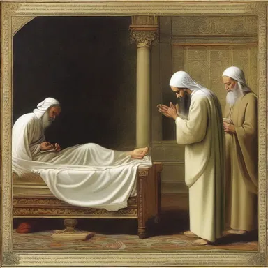 According to the holy text, sickness is a consequence of humanity's fallen nature and separation from God.