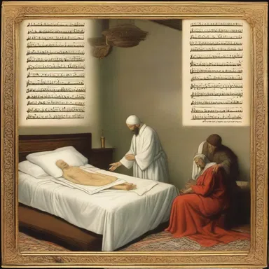 According to the holy text, sickness is a consequence of humanity's fallen nature and separation from God.