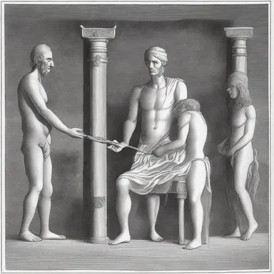 In ancient mythology, it was believed that sickness was a punishment from the gods for betraying their trust.