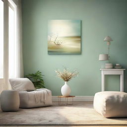 A serene scenario encapsulating a deep sense of gratitude, with symbolic representations of blessings, peace of mind, and spiritual connection to divinity. Use soothing colors and soft light to convey serenity and contentment.