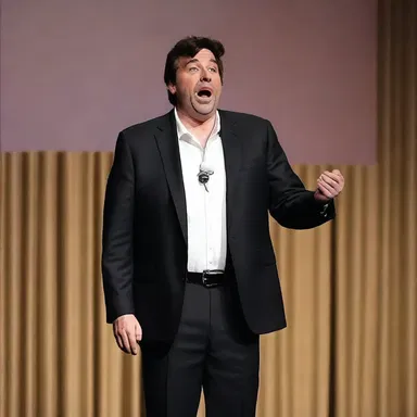 The comedian delivered his punchline cerebrally, expecting the audience to appreciate the intellectual humor.