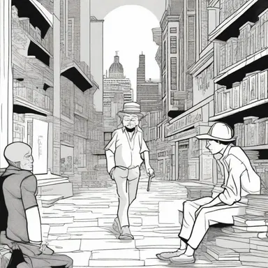 The graphic novel was created cerebrally, blending thought-provoking themes and engaging artwork to entertain a more intellectually inclined audience.