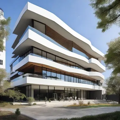 The unveiling of the new modern building impressed everyone with its unique and innovative design.
