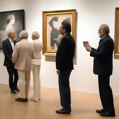 The art gallery held an unveiling of the famous painter's latest collection, drawing art enthusiasts from around the world.