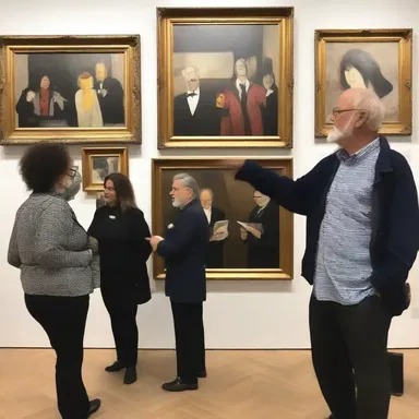 The art gallery held an unveiling of the famous painter's latest collection, drawing art enthusiasts from around the world.