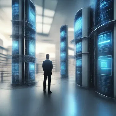 The concept of remote-access data processing is reminiscent of advanced technology portrayed in science fiction movies, where computing tasks are performed in remote places through futuristic networks.