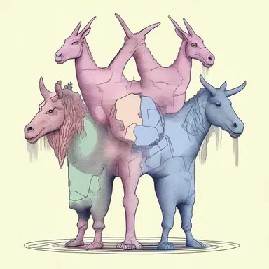 Remote-access data processing can be metaphorically linked to mythical creatures that possess multiple heads, each representing a different location where data processing functions are carried out.