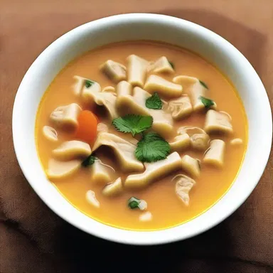 In the novel, the protagonist reluctantly ate a bowl of tripe soup as a symbol of his poverty.