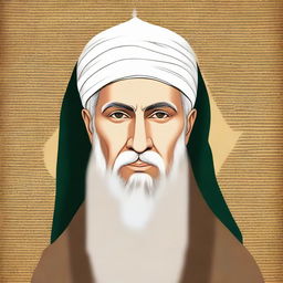 Generate an image depicting Imam Ali, a respected figure in Islamic culture, in a respectful and historiographically accurate manner.