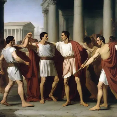 The assassination of Julius Caesar by Brutus and Cassius is one of the most infamous acts of regicide in ancient Roman history.