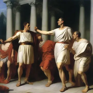 The assassination of Julius Caesar by Brutus and Cassius is one of the most infamous acts of regicide in ancient Roman history.