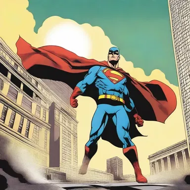 The superhero ingratiatingly saved the city from the clutches of the evil villain.