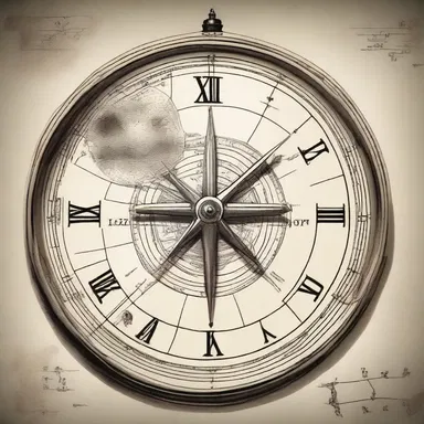 In the fantasy novel, the protagonist used an astrolabe to determine the hour angle of the moon.