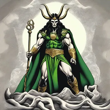 The god Loki cynically tricks the other gods in Norse mythology.