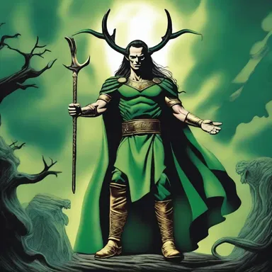 The god Loki cynically tricks the other gods in Norse mythology.