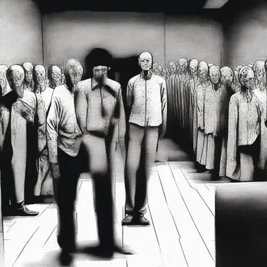 As the suspense built up in the horror movie, the audience started to foresee the terrifying twist that awaited the protagonist.