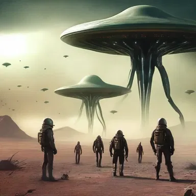 In the science fiction novel, the protagonist could foresee the invasion of aliens.