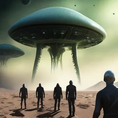 In the science fiction novel, the protagonist could foresee the invasion of aliens.